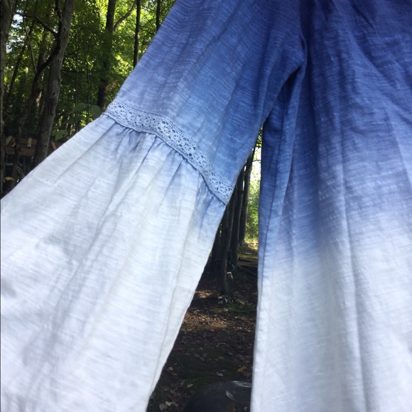 Women’s Long sleeve Faded Blue Shirt - Picture 4 of 6